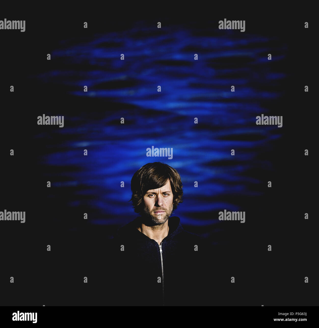 Angers (Frankreich). Portrait von Kramies, US-amerikanischer Sänger und Songwriter Stockfoto