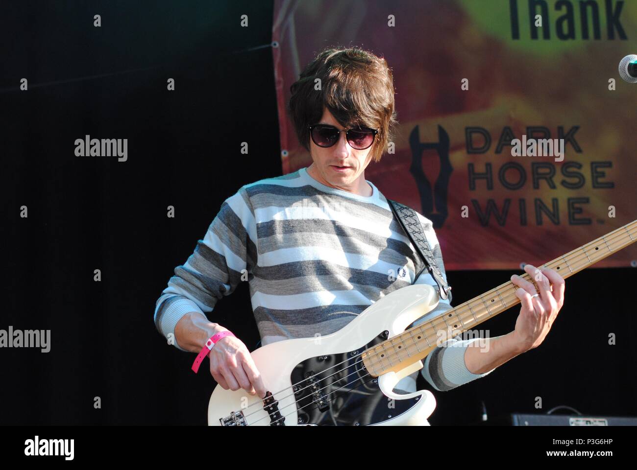 Die Gewehre rock Bath, England - Pub im Park Festival, Juni 2018 Stockfoto