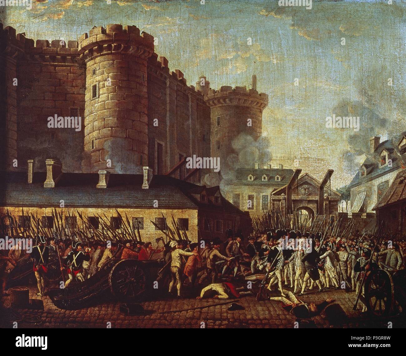 Der Sturm Der Bastille Im Jahre 1789 Stockfotos Der Sturm Der