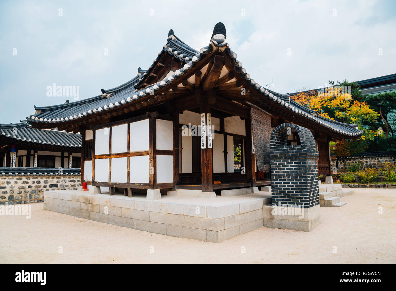 Traditionelle Koreanische Haus Hanok In Seoul Korea Stockfotografie Alamy