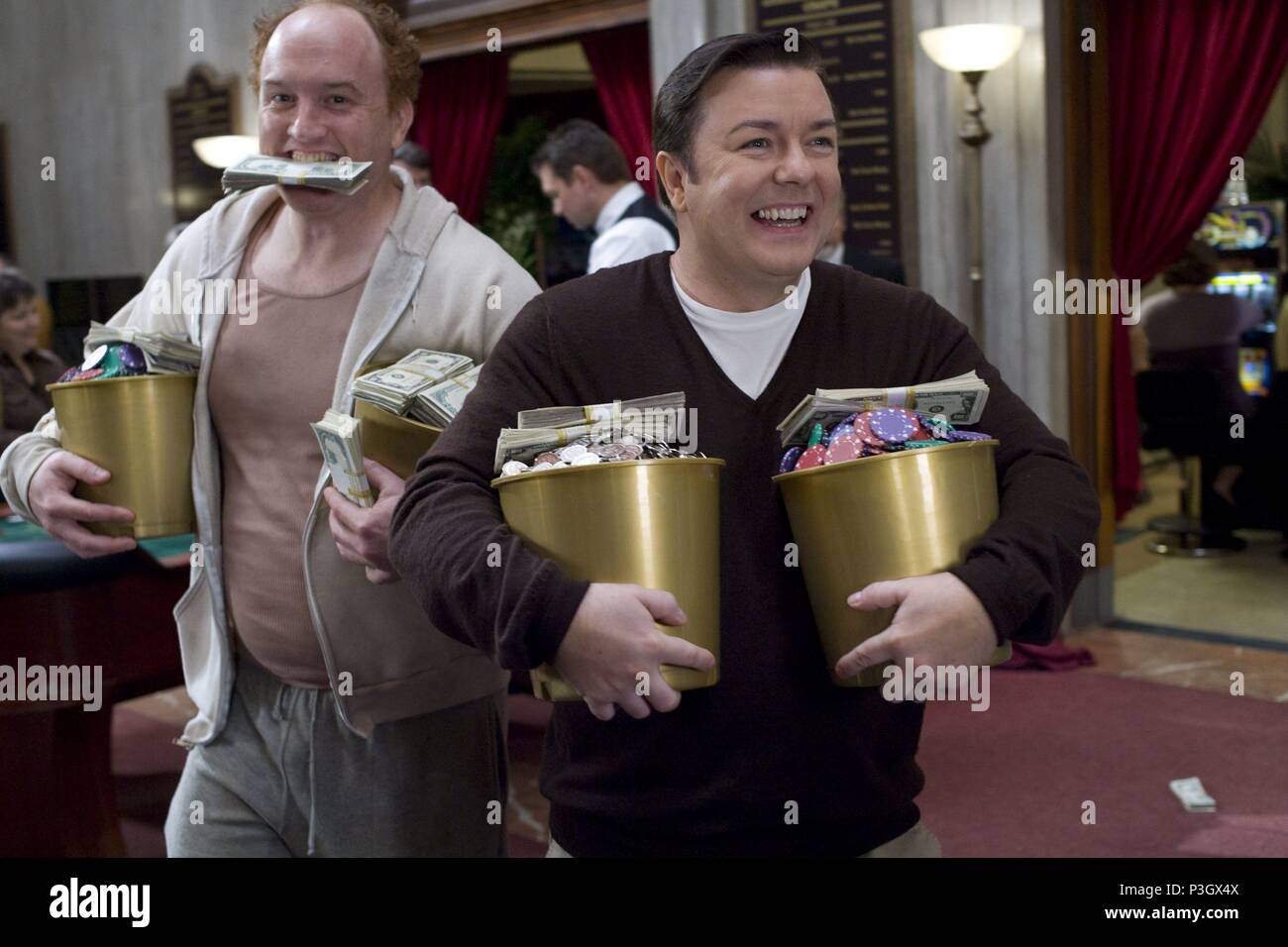 Original Film Titel: DIE ERFINDUNG DER LÜGE. Englischer Titel: DIE ERFINDUNG DER LÜGE. Regisseur: Ricky Gervais; MATTHEW ROBINSON. Jahr: 2009. Stars: Ricky Gervais; Louis C.K.: FOCUS FEATURES/LYNDA OBST PROD/LIN BILDER/WINTERGREEN PROD/URDANK, SAM/Album Stockfoto