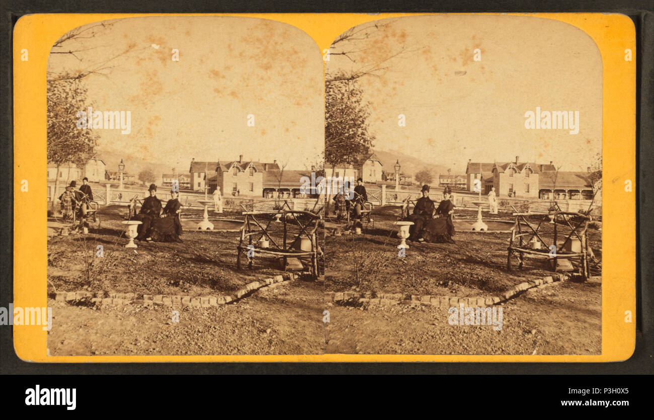 359 Anzeigen von Camp Douglas ab Sitz von kommandierenden Offizier, Blick nach Süden, durch Wilde, C.R. (Charles Roscoe), 1832-1909 Stockfoto