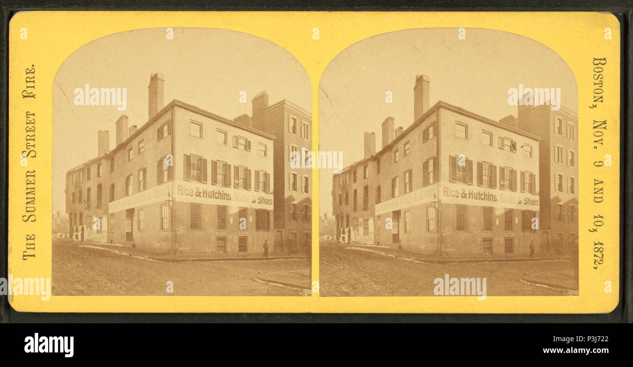 . Blick auf Reis & Hutchins Gebäude. Abdeckung: 1872. Quelle Impressum: 1872.. Digitale Element veröffentlicht 12/30-2005; 2-13-2009 aktualisiert. 363 Blick auf Reis & Amp; Hutchins Gebäude, von Robert N. Dennis Sammlung von stereoskopische Ansichten 2. Stockfoto