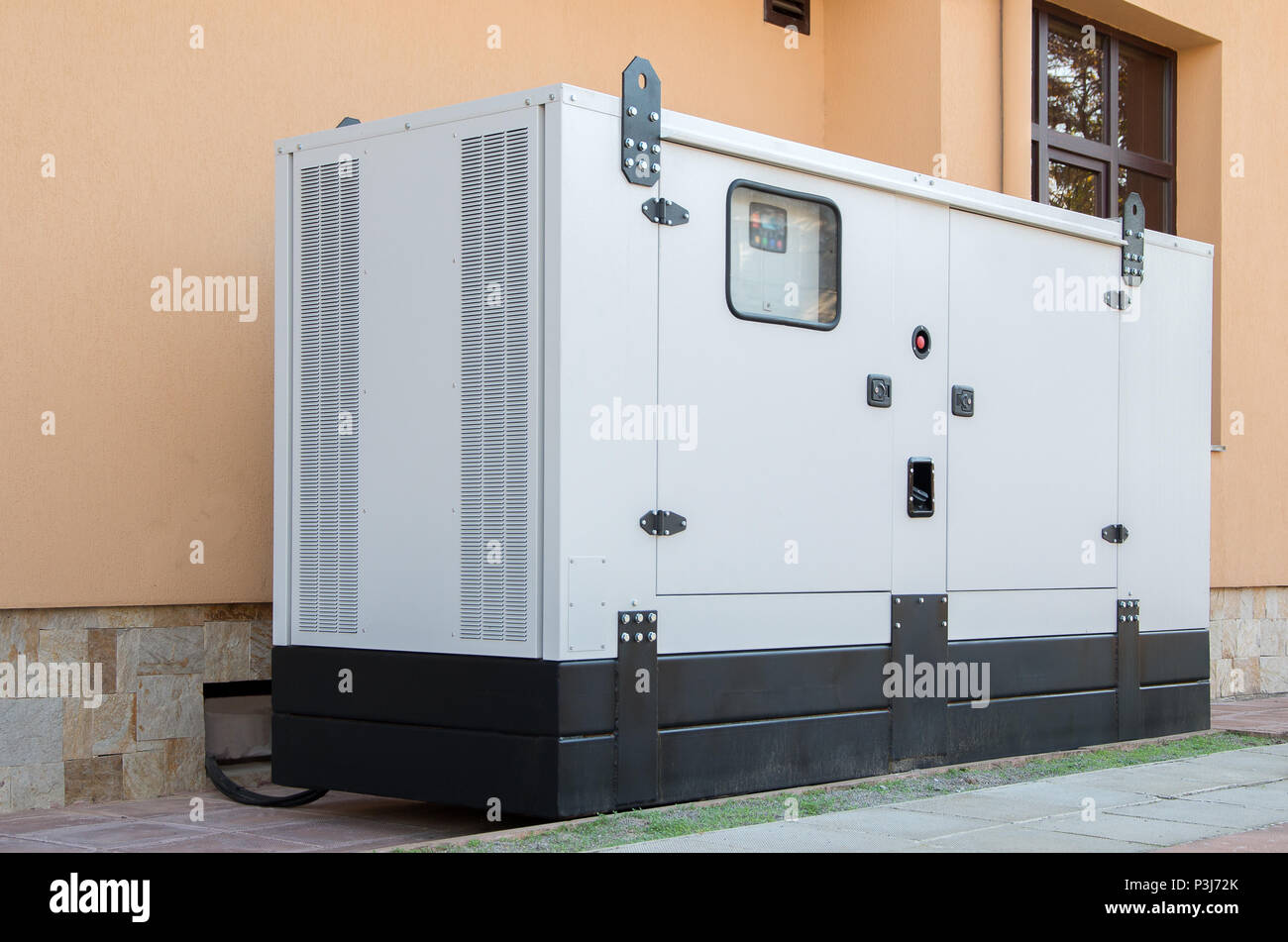 Generator für elektrische Energie. Stockfoto