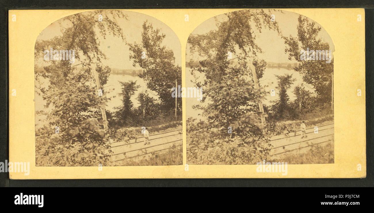 . Anzeigen von Springfield der Pistole Fabrik. Abdeckung: 1865?-1885?. Quelle Impressum: 1865?-1885?. Digitale Element veröffentlicht 9-15 2005; 2-12-2009 aktualisiert. 364 Anzeigen von Springfield der Pistole Fabrik, von Robert N. Dennis Sammlung von stereoskopische Ansichten Stockfoto