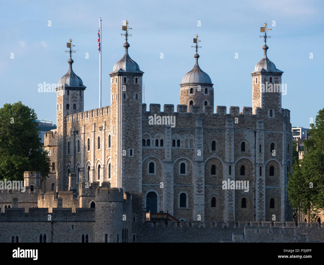 Tower von London, das historische Schloss, London, England, UK, GB. Stockfoto