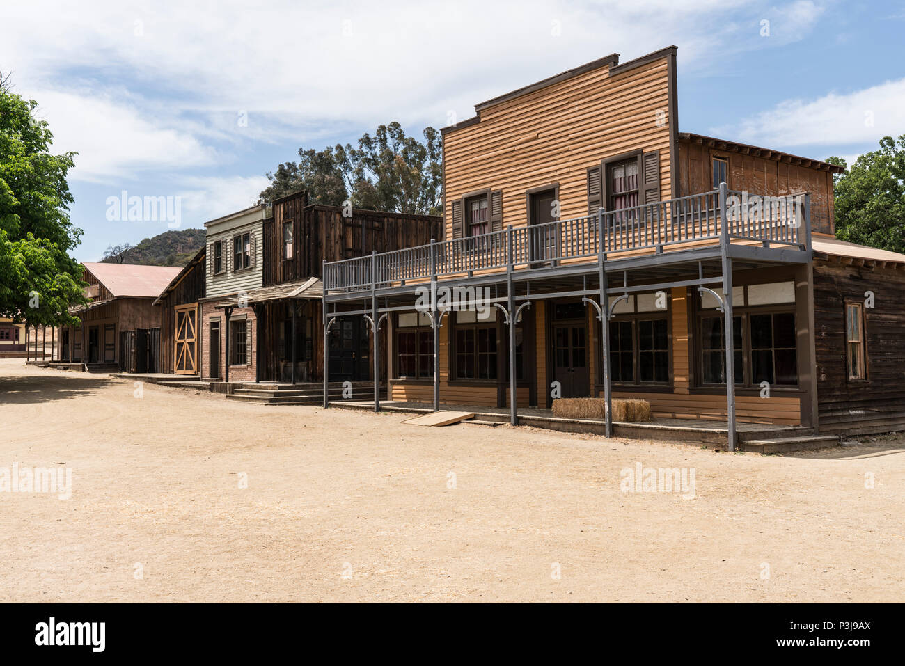 Historische Film Straße von US National Park Service in den Santa Monica Mountains National Recreation Area. Stockfoto