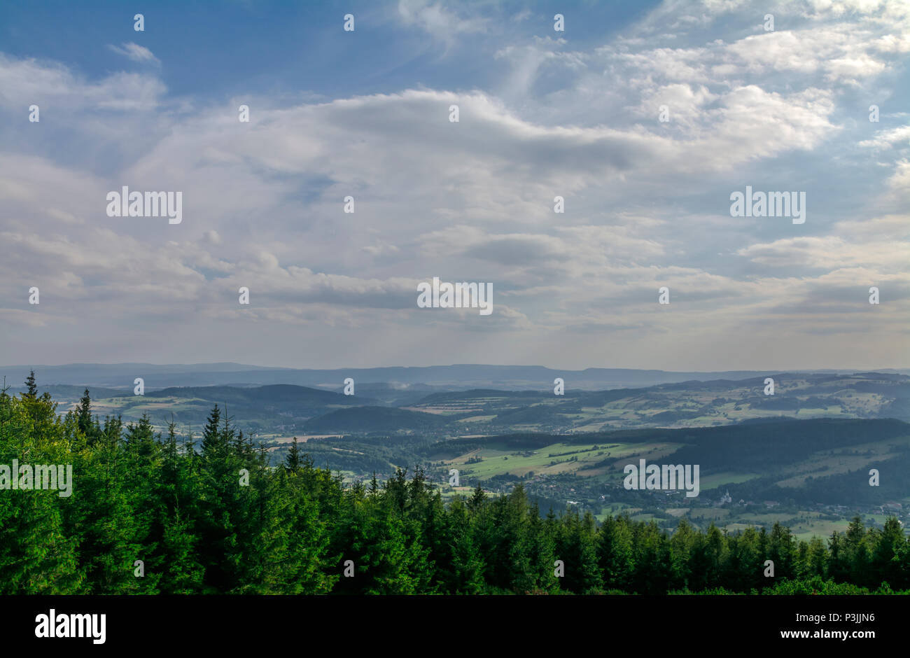 Auf dem Weg an die Spitze Stockfoto