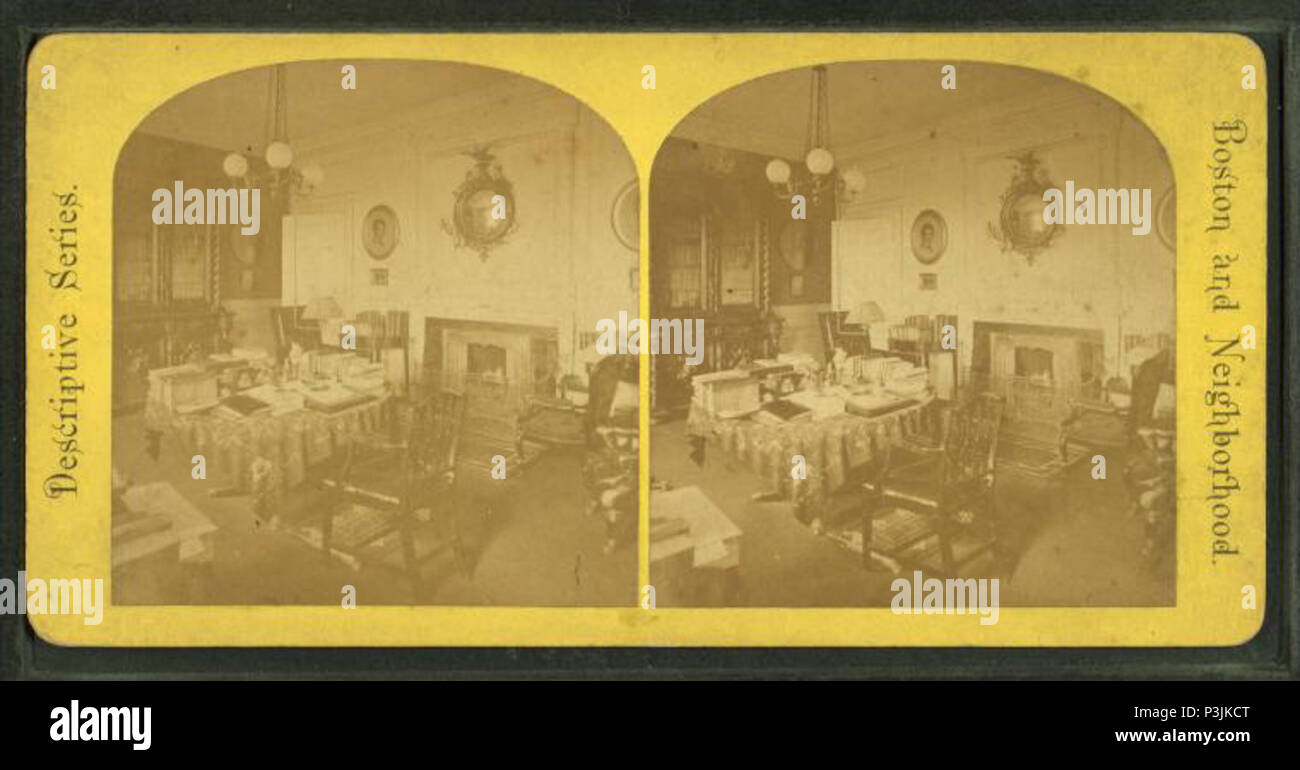 . Washington's Headquarters in Cambridge. Alternative Titel: Beschreibende Serie. Boston und Umgebung. Abdeckung: 1859?-1910?. Quelle Impressum: 1859?-1910?. Digitale Element veröffentlicht 7-28 2005; 2-12-2009 aktualisiert. 376 Washington's Headquarters in Cambridge, von Robert N. Dennis Sammlung von stereoskopische Ansichten 2. Stockfoto