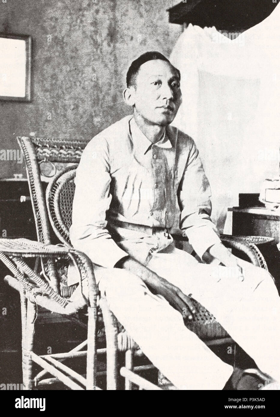 Apolinario Mabini, erster Premierminister der Philippinen, Apolinario Mabini y Maranan (1864-1903) Filipino revolutionären Führer Stockfoto