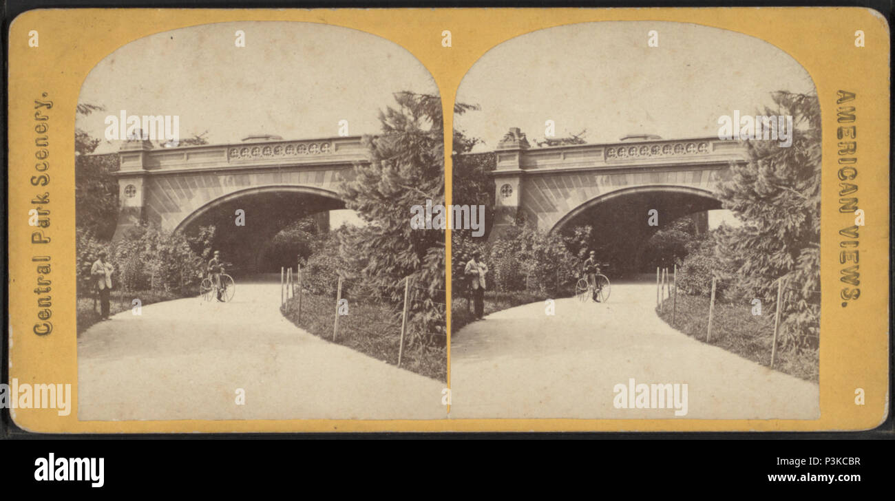 . Brücke Nr. 7 Alternativer Titel: Central Park Landschaft. Abdeckung: [1860?-1900?]. Digitale Element veröffentlicht 4-12 2006; Aktualisiert im 6-25 2010. 44 Brücke Nr. 7, von Chase, W. M. (William M.), Ca. 1818-1901 Stockfoto