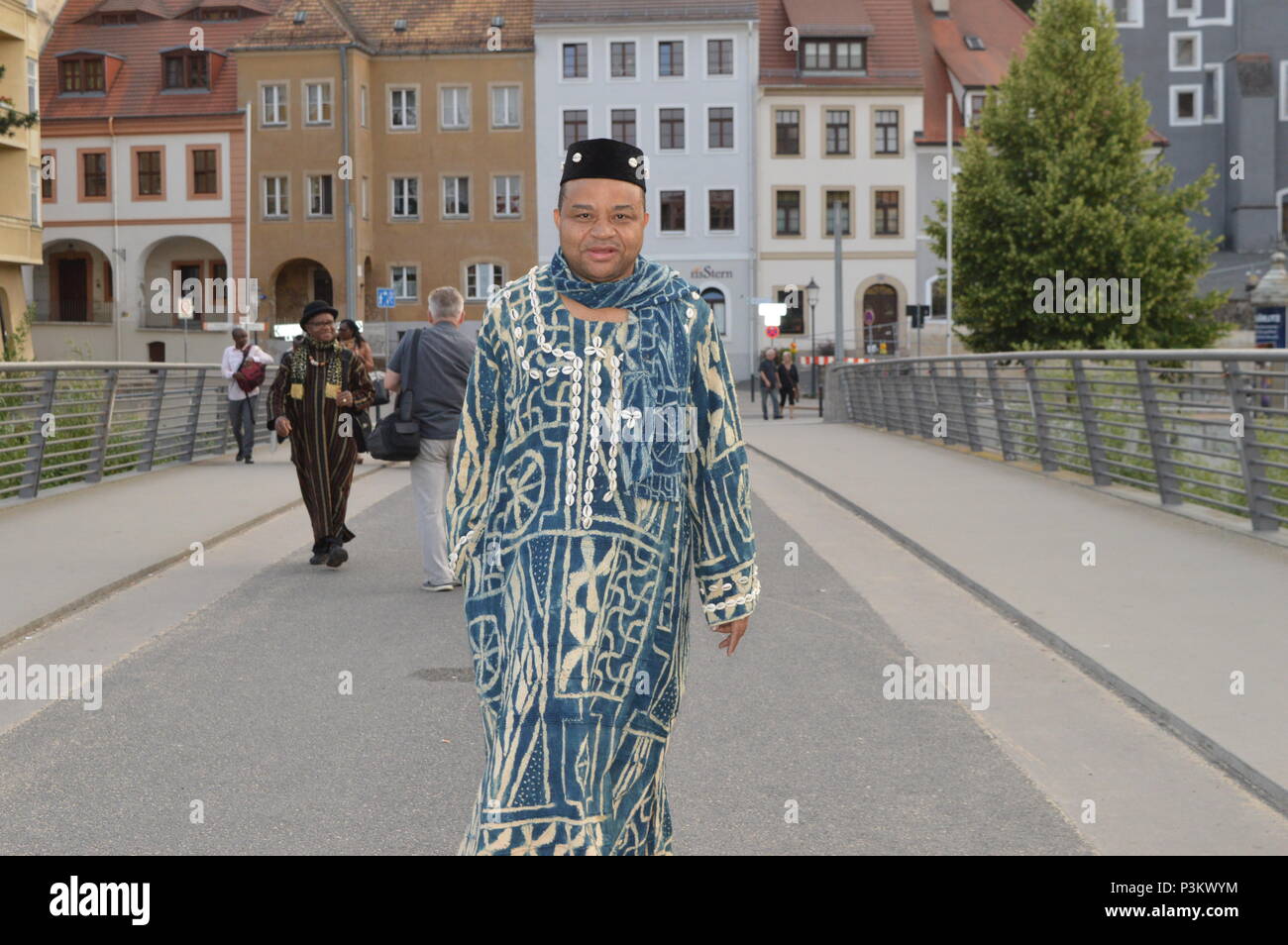 Könige von Kamerun besuchen Görlitz und Zgorzelec Stockfoto