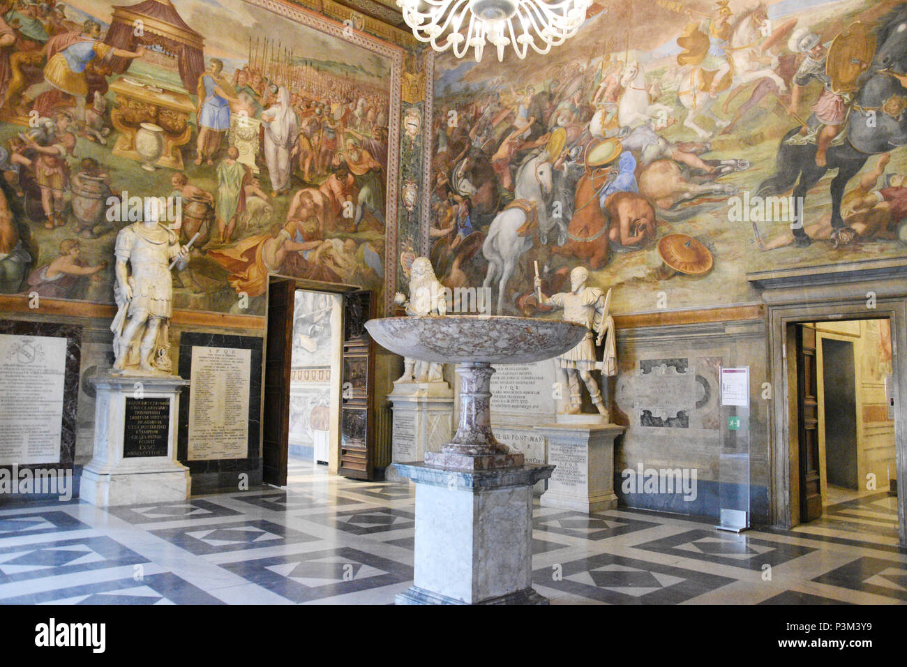 Italy rome capitoline museum hall -Fotos und -Bildmaterial in hoher 