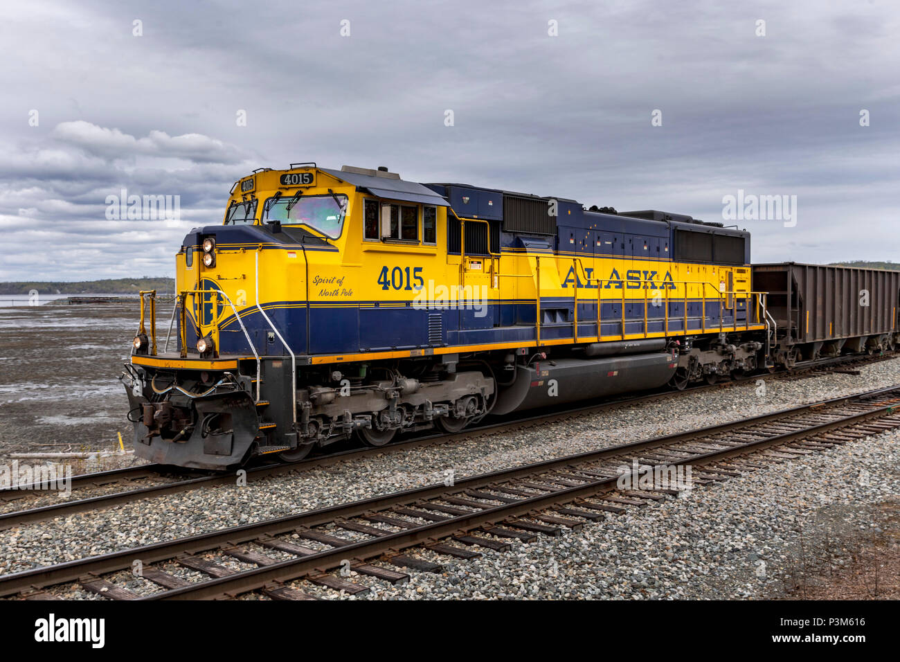 Alaska Railway Motor, Freitag, 18. Mai 2018. Stockfoto