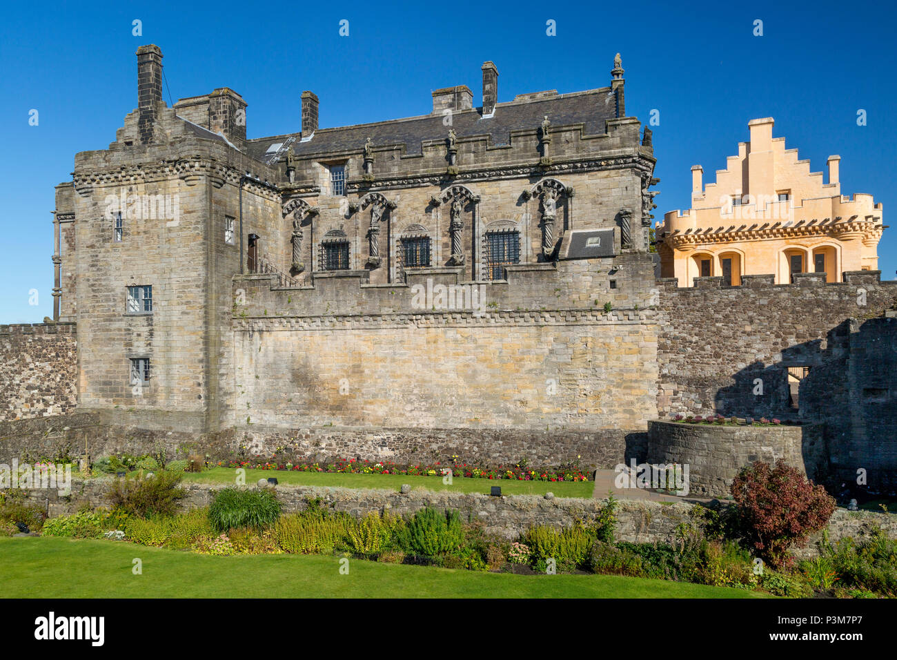 Geburtsort von Mary Queen of Scots, Schloss Stirling, Stirling, England. Großbritannien Stockfoto