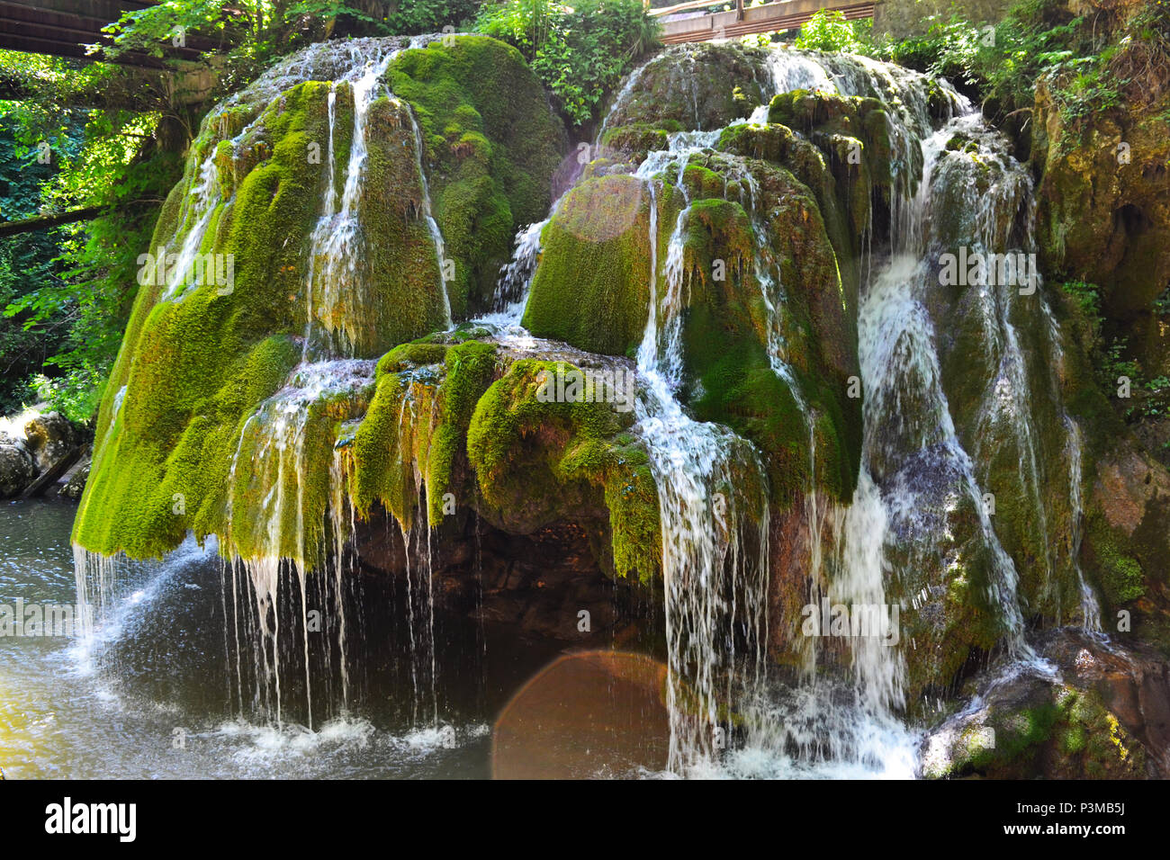 In der Nähe der berühmten Bigăr Wasserfall in Rumänien Stockfoto