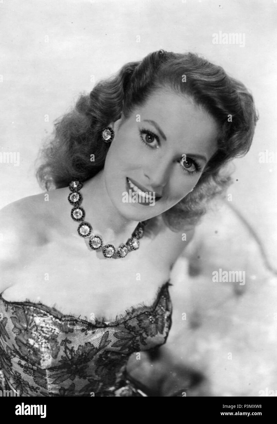 Original Film Titel: Malaga. Englischer Titel: Feuer über Afrika. Regisseur: Richard Sale. Jahr: 1954. Stars: Maureen O'Hara. Quelle: Columbia Pictures/Album Stockfoto