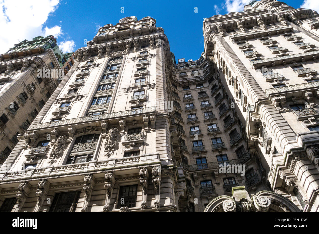 Die ansonia Apartment Gebäude in New York City, USA Stockfoto