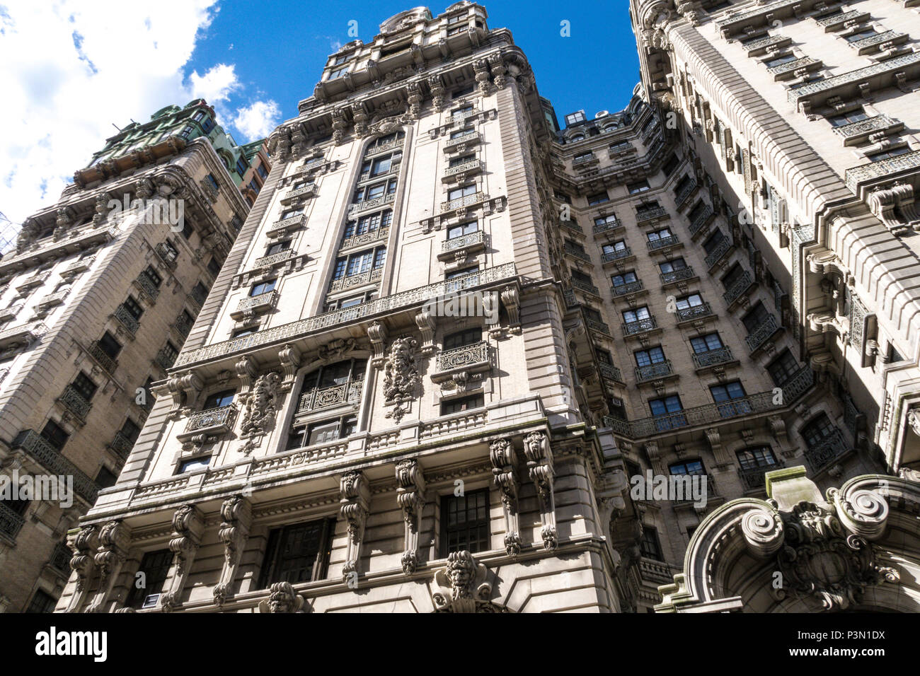 Die ansonia Apartment Gebäude in New York City, USA Stockfoto