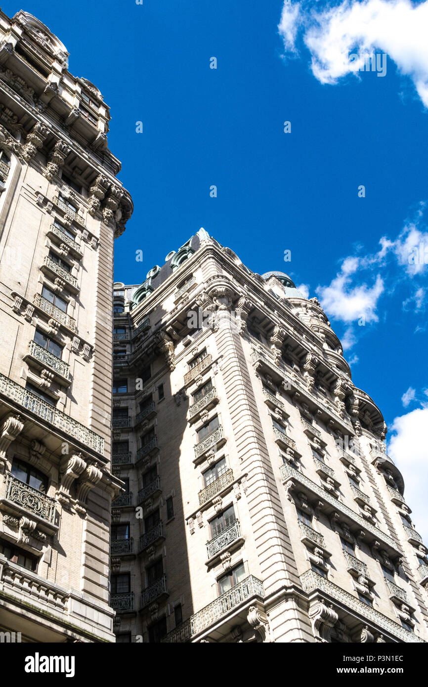 Die ansonia Apartment Gebäude in New York City, USA Stockfoto