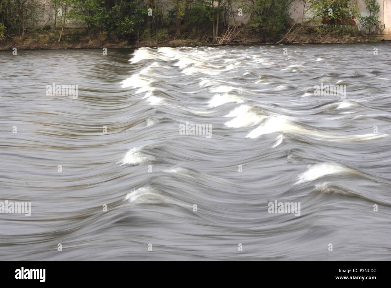 Fließenden Fluss Stockfoto