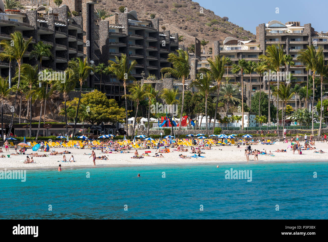 Anfi Beach - Insel Gran Canaria, Spanien Stockfoto