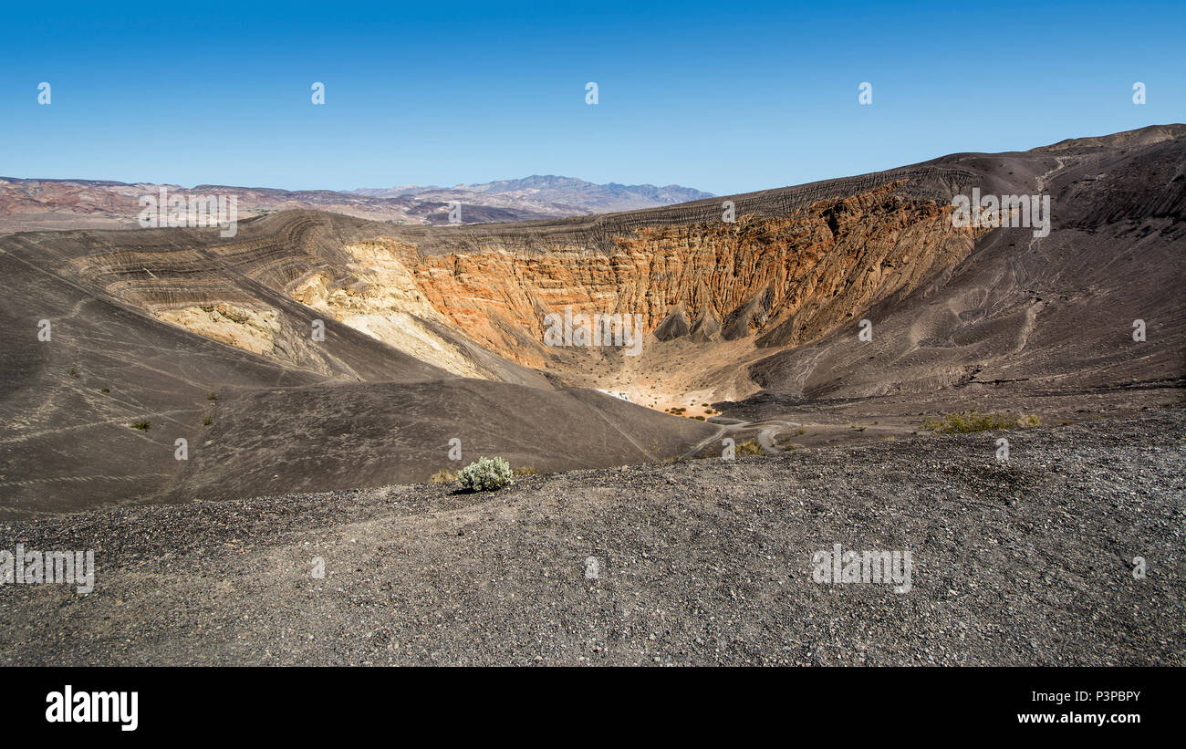 Ubehebe vulkanischen Krater Death Valley National Park Stockfoto