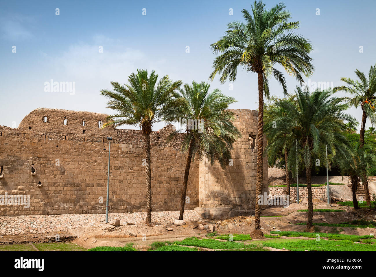 Aqaba Festung, Mamluk Schloss oder Aqaba Fort in Aqaba, Jordanien Stockfoto