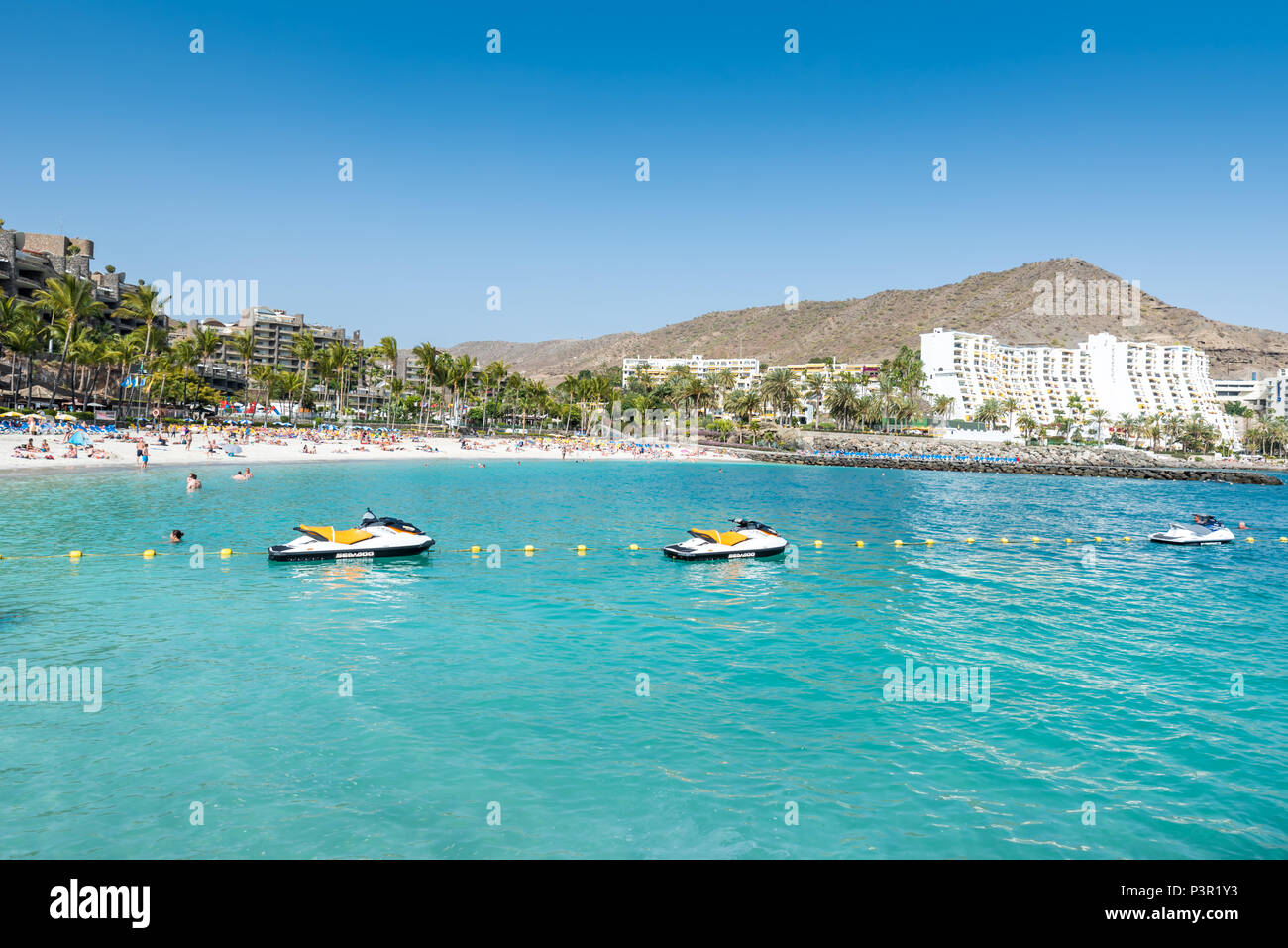 Anfi Beach - Insel Gran Canaria, Spanien Stockfoto