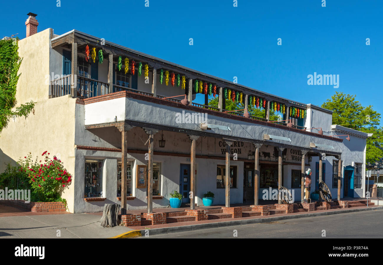 New Mexico, Albuquerque, Altstadt, Planwagen Geschenk und Souvenirshop Stockfoto