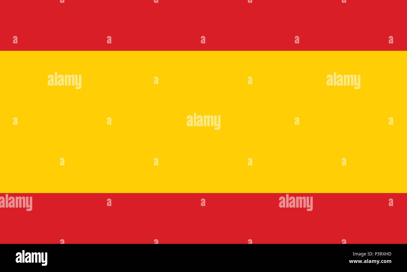 Spanien Fahne, Flagge Stock Vektor