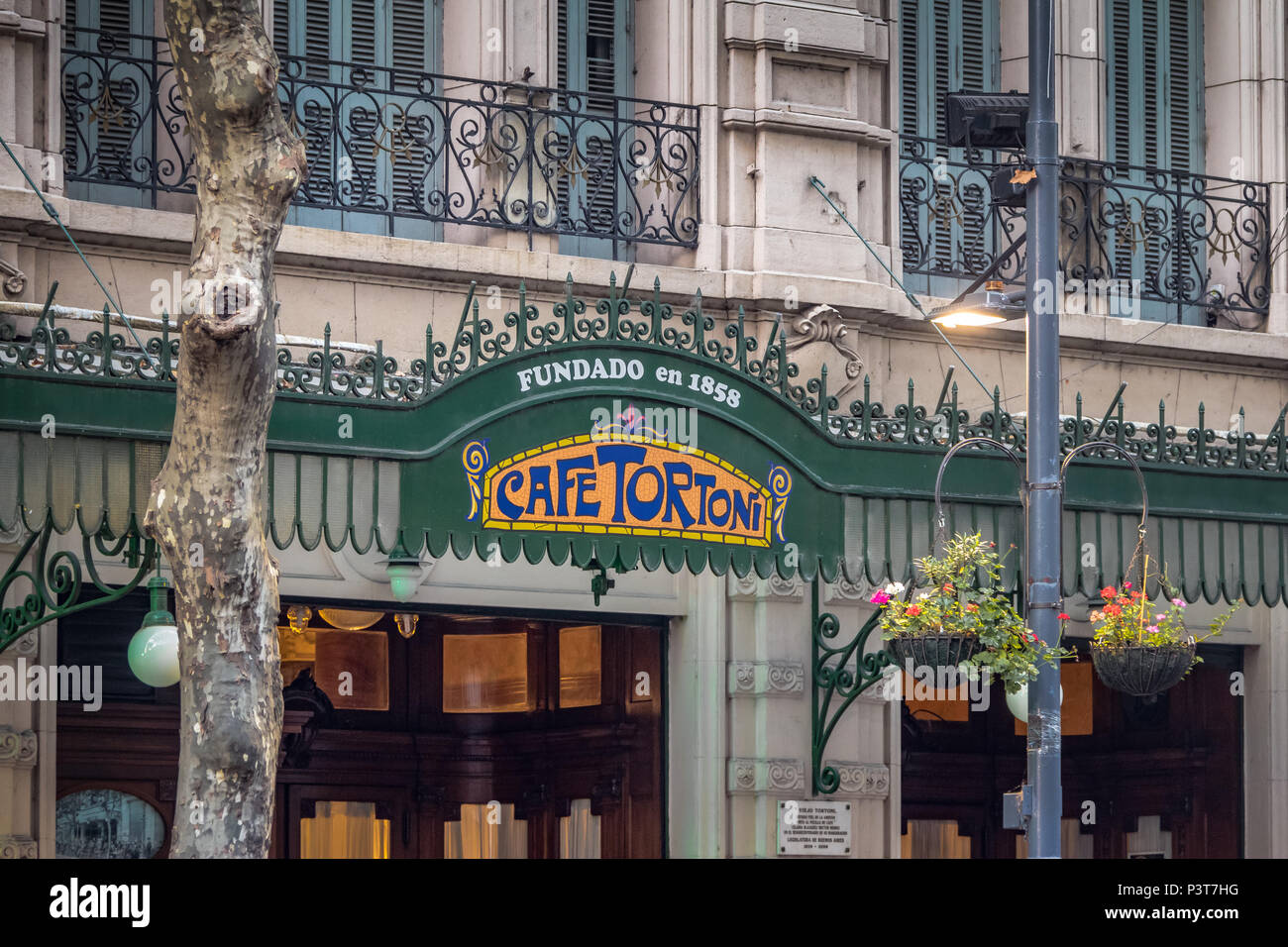 Cafe Tortoni - Buenos Aires, Argentinien Stockfoto