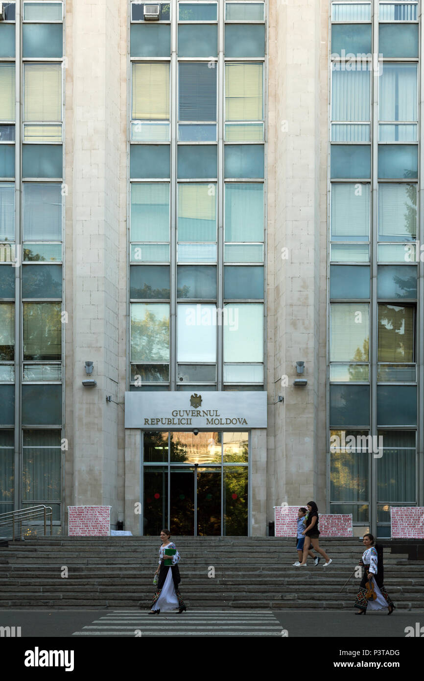 Republik Moldau Chisinau - Sitz der Regierung der Republik Moldau Stockfoto