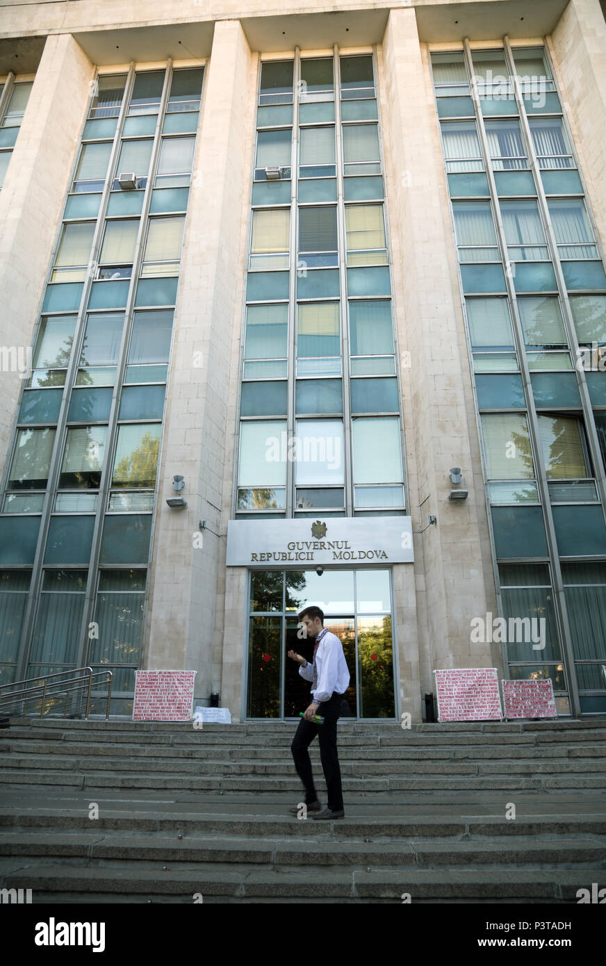 Republik Moldau Chisinau - Sitz der Regierung der Republik Moldau Stockfoto