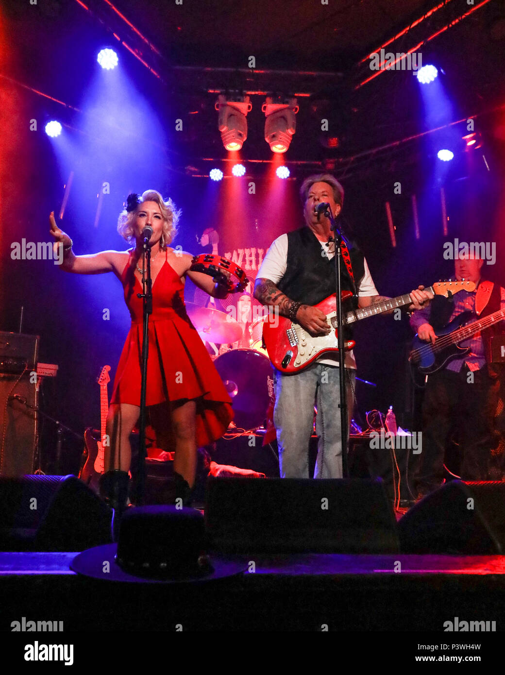 Die swansons performing Live at the Whisky a Go Go in Hollywood, Kalifornien,: Die swansons Wo: Los Angeles, Kalifornien, Vereinigte Staaten, wenn: 18. Mai 2018 Credit: Sheri Determan/WENN.com Stockfoto