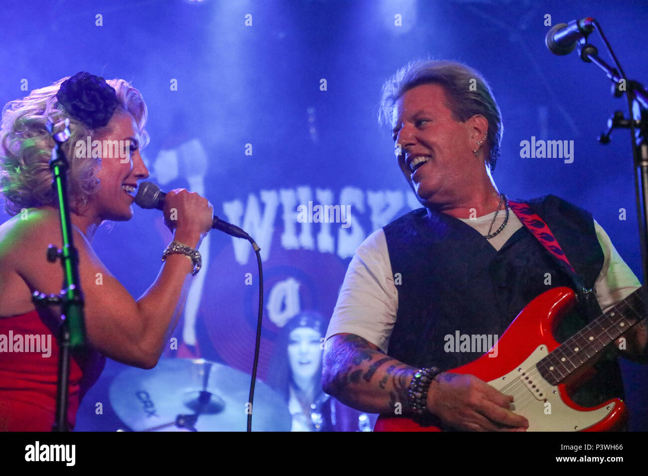 Die swansons performing Live at the Whisky a Go Go in Hollywood, Kalifornien,: Die swansons Wo: Los Angeles, Kalifornien, Vereinigte Staaten, wenn: 18. Mai 2018 Credit: Sheri Determan/WENN.com Stockfoto