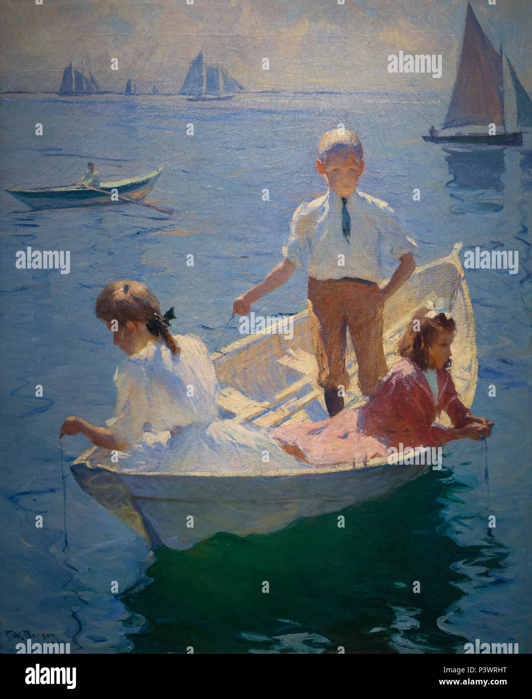 Ruhe Morgen, Frank Benson, 1904, Museum der Bildenden Künste, Boston, Mass, USA, Nordamerika Stockfoto