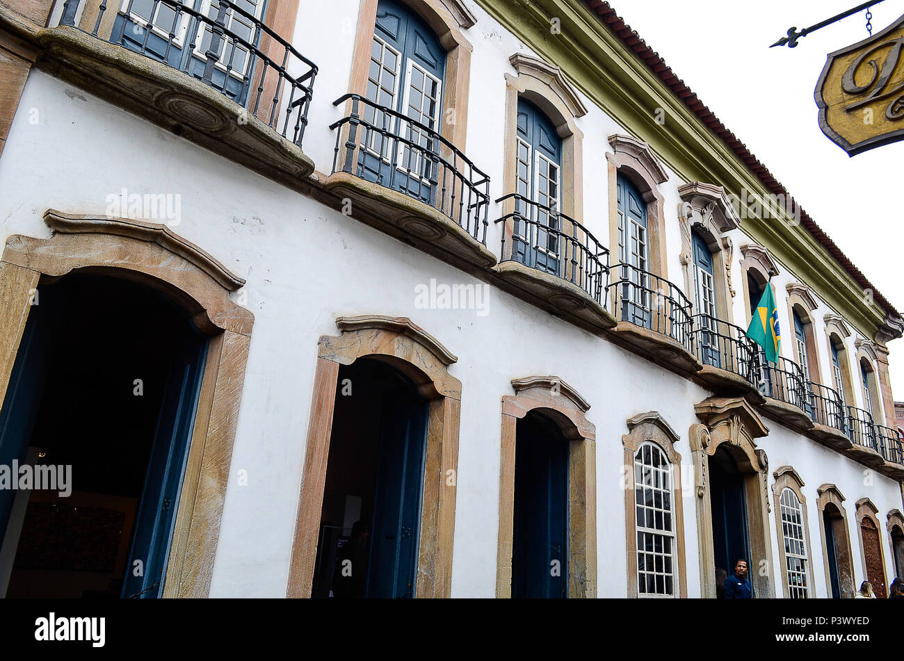 Fachada do Museu Casa dos Contos em Ouro Preto Stockfotografie - Alamy