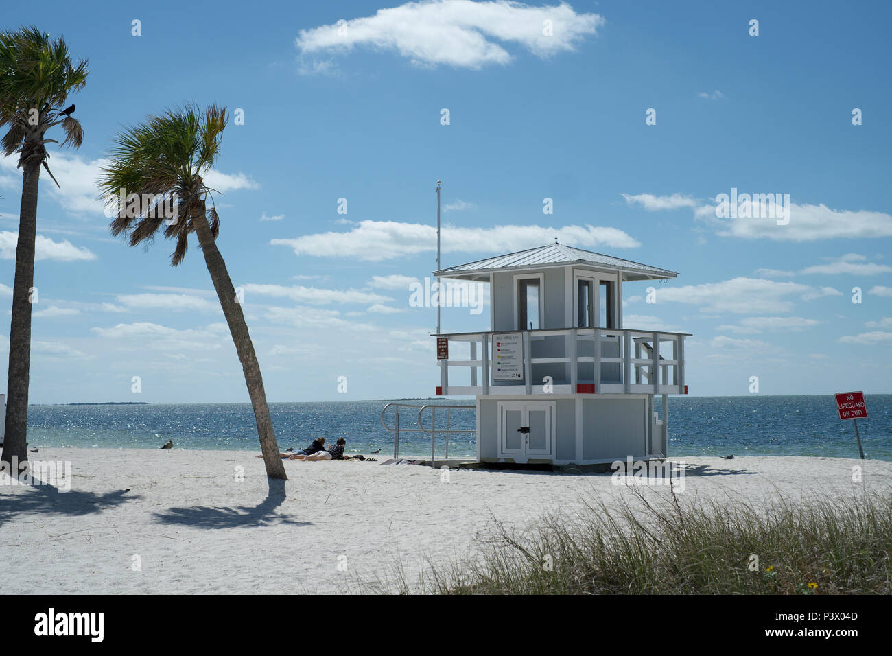 Bräunen in Tarpon Springs, Florida Stockfoto