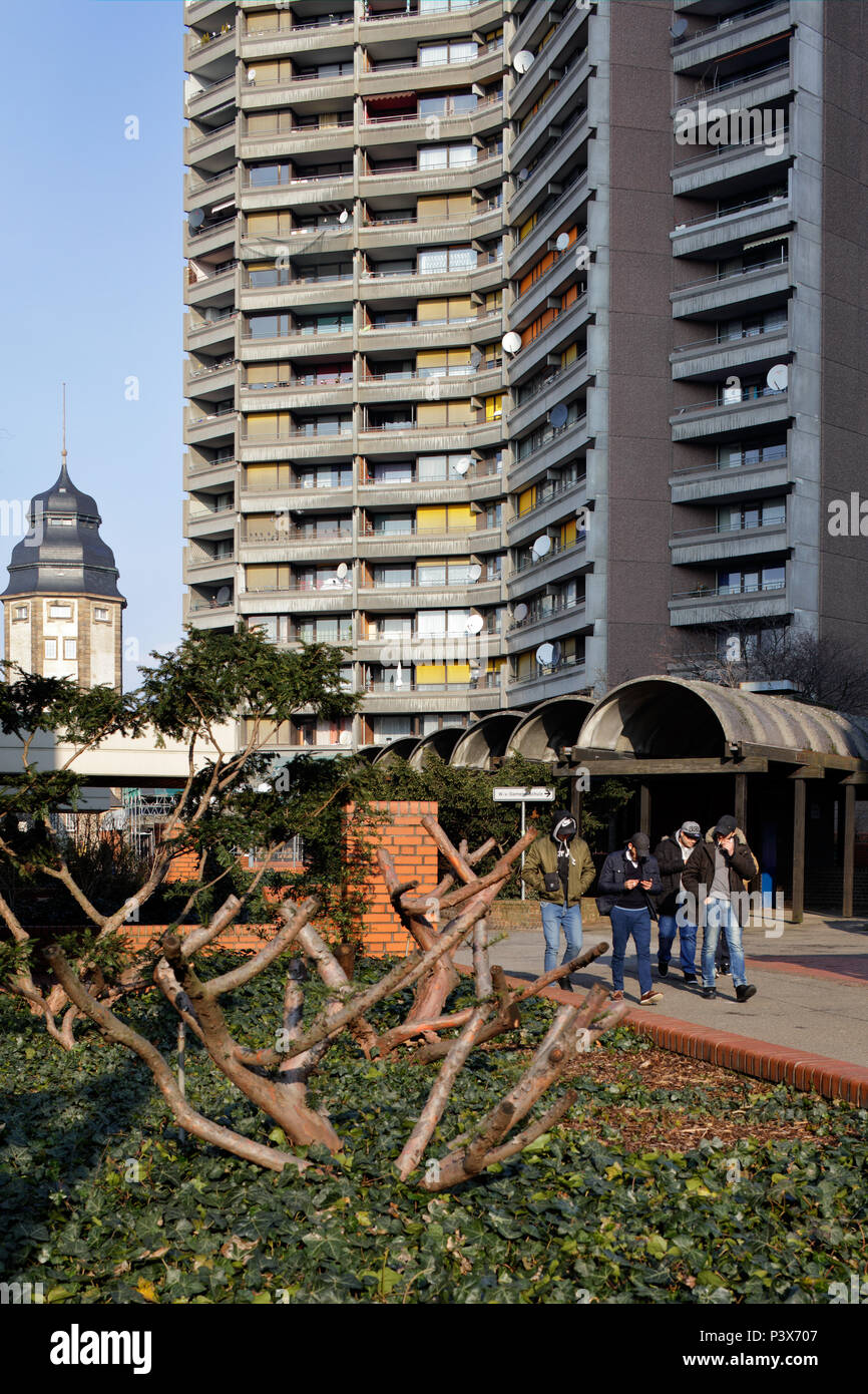 Mannheim, Deutschland, wohnentwicklung Neckarpromenade in Mannheim Stockfoto