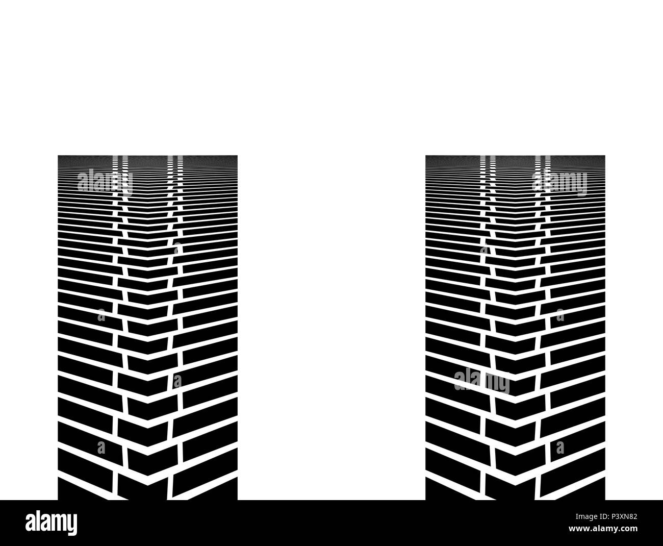 Reifen Lkw einfach vektor design isoliert auf weißem Stock Vektor