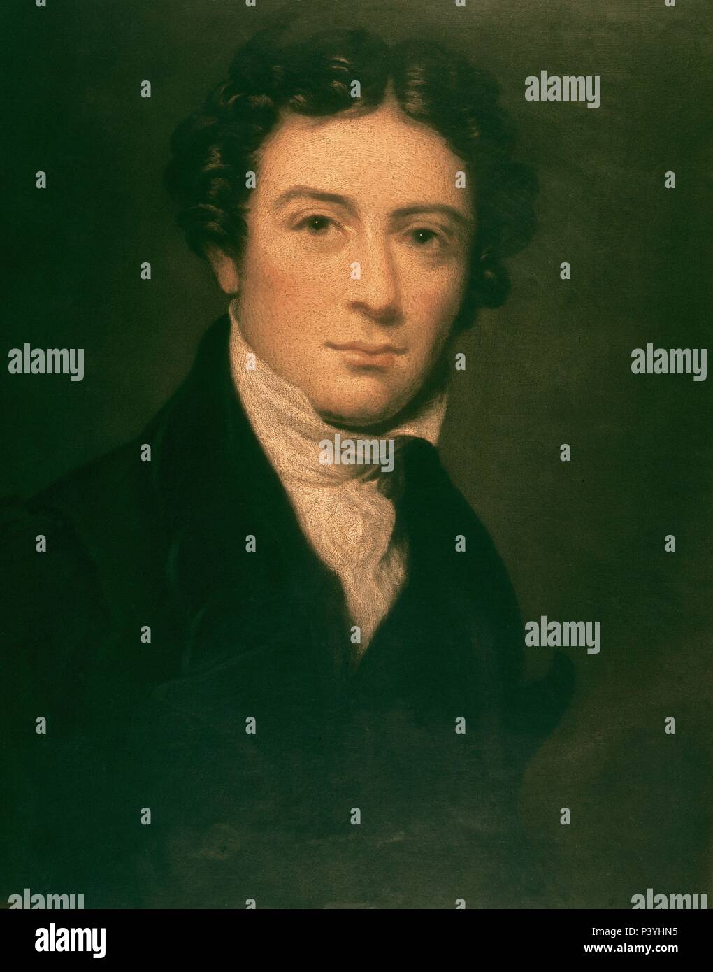 Englisch Schule. Porträt von Michael Faraday (1791-1867). London, Wellcome Medical Museum. Vereinigtes Königreich. Autor: Henry William Pickersgill (1782-1875). Lage: MUSEO WELLCOME DE HISTORIA DE LA MEDICINA, LONDON. Stockfoto