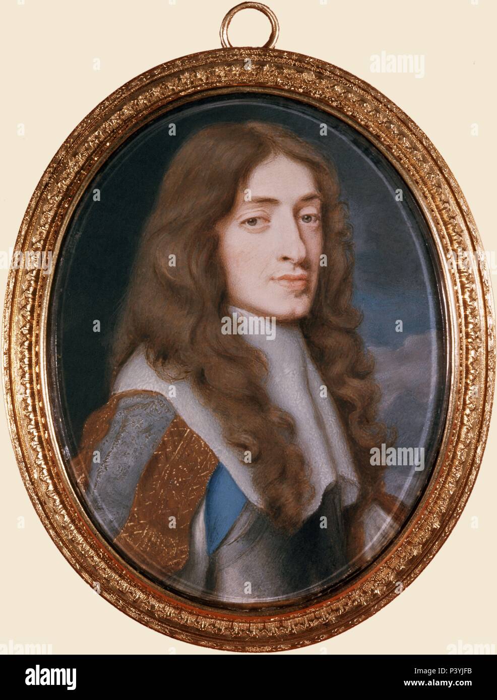 Miniatur von James II. als Herzog von York 1661 Gouache und