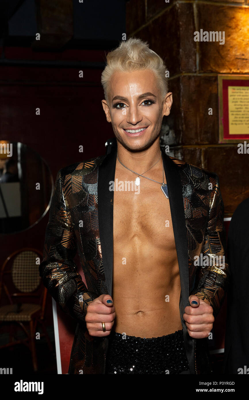 New York, Vereinigte Staaten. 18 Juni, 2018. Frankie Grande besucht 8. jährliches Benefizkonzert für die Tyler Clementi Stiftung im Schneideraum Credit: Lev Radin/Pacific Press/Alamy leben Nachrichten Stockfoto