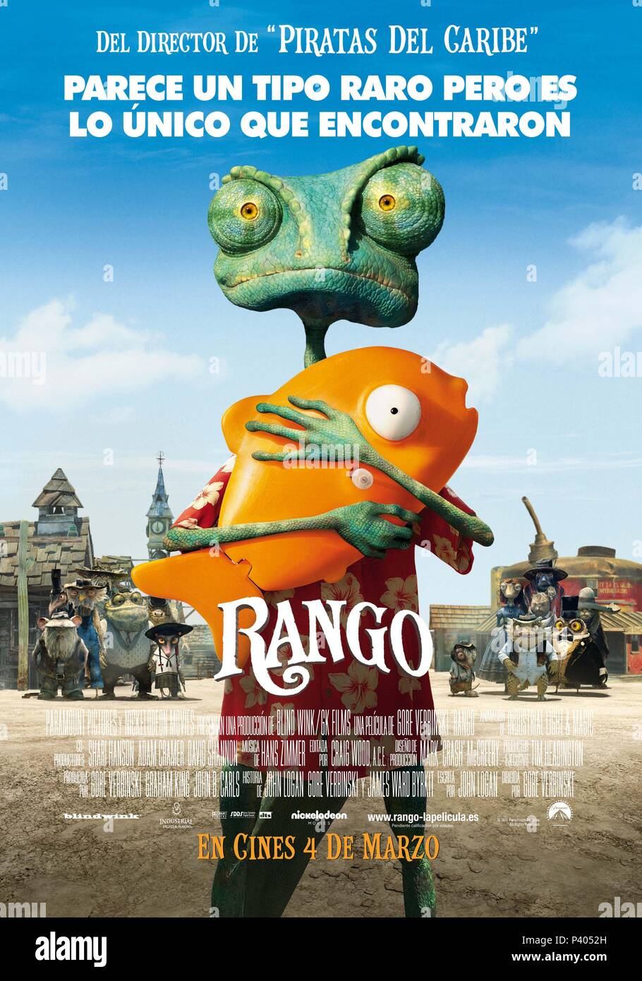 Original Film Titel: RANGO. Englischer Titel: RANGO. Regisseur: Gore Verbinski. Jahr: 2011. Quelle: Paramount Pictures/Album Stockfoto