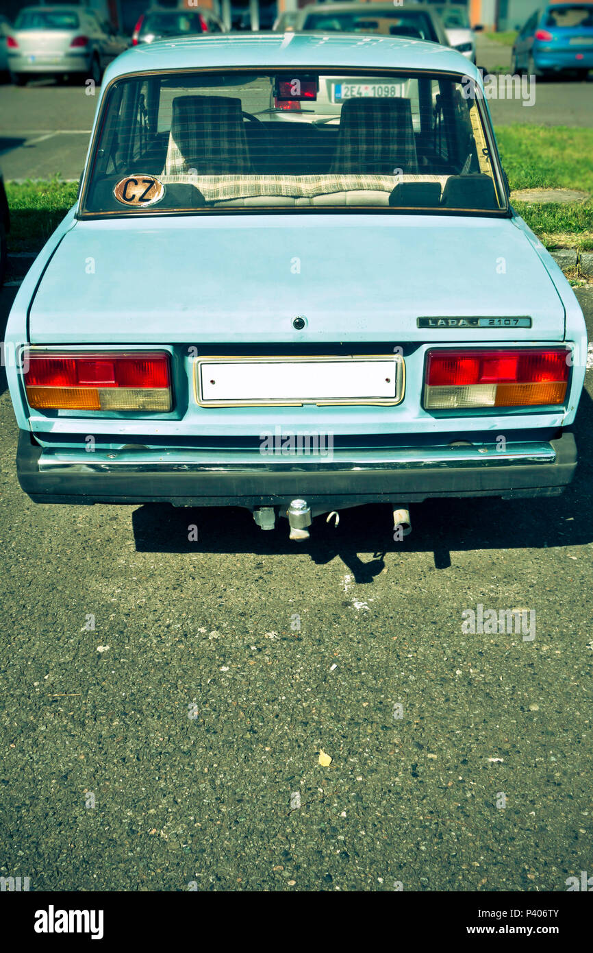 Lada Riva oder Lada Nova Auto aus sowjetischen AvtoVAZ Hersteller Stockfoto