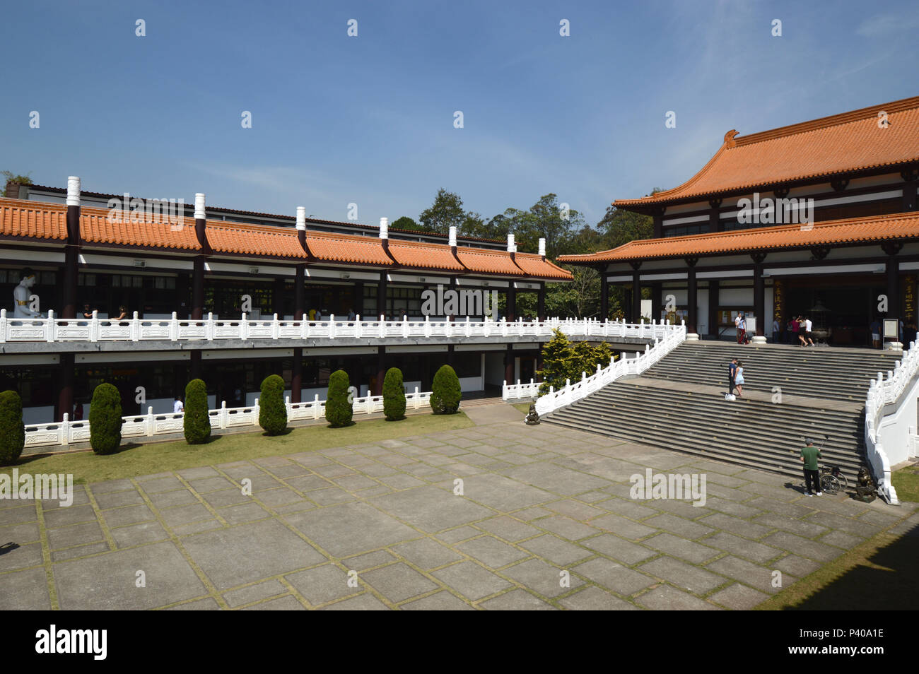 Templo Budista zu Lai-monastério, em Cotia - SP. Stockfoto