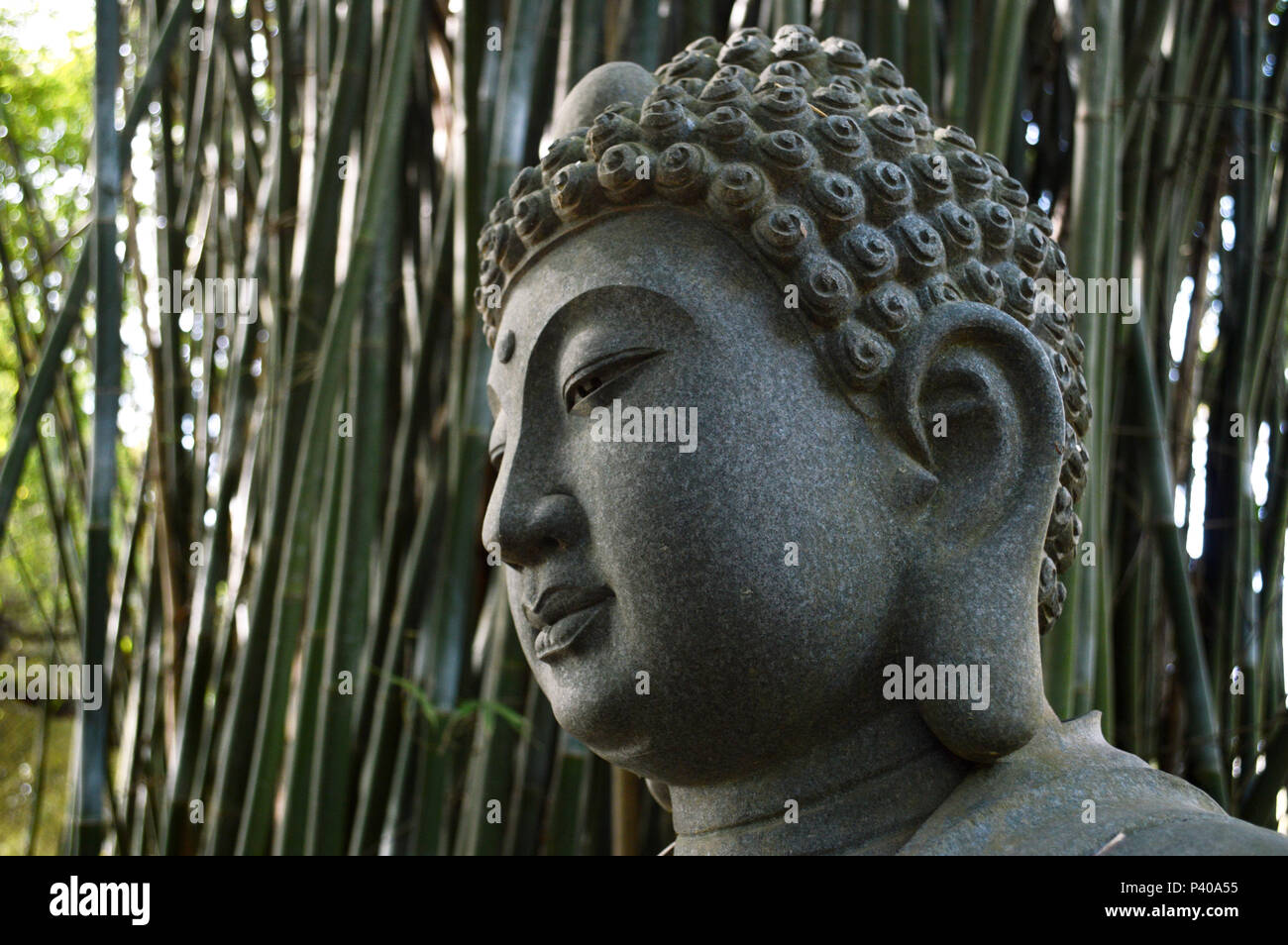 Estátuas do Templo Budista zu Lai-monastério, em Cotia - SP. Stockfoto