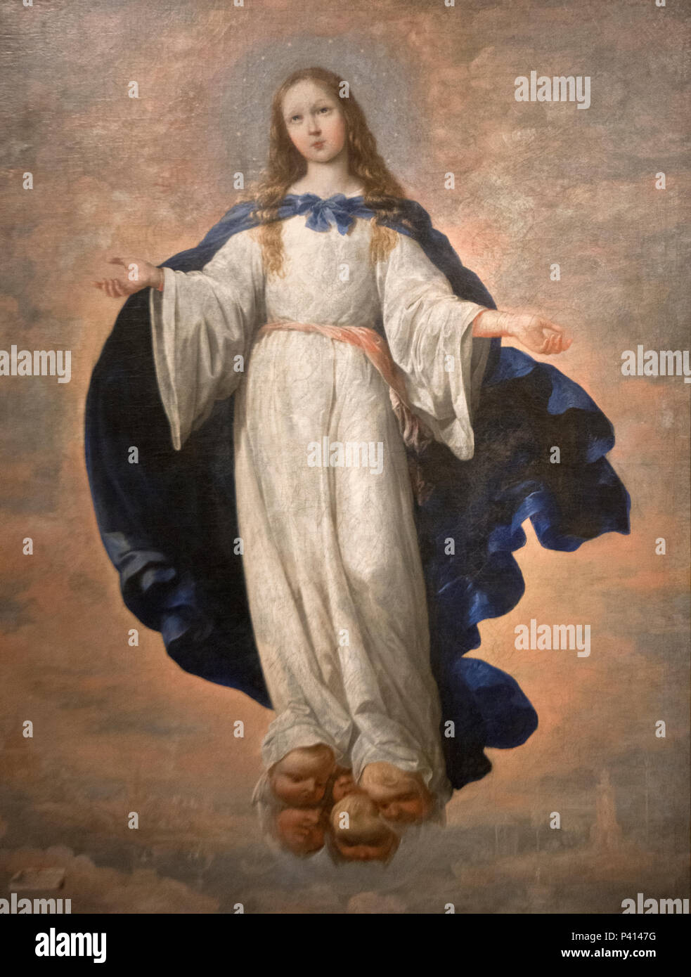 Francisco de Zurbaran - La Inmaculada Concepcion (Unbefleckte Empfängnis) 1661 Stockfoto