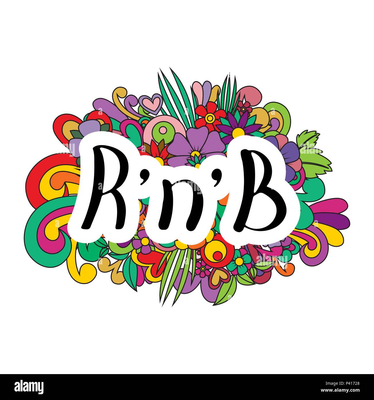 Tanz RNB Stock Vektor